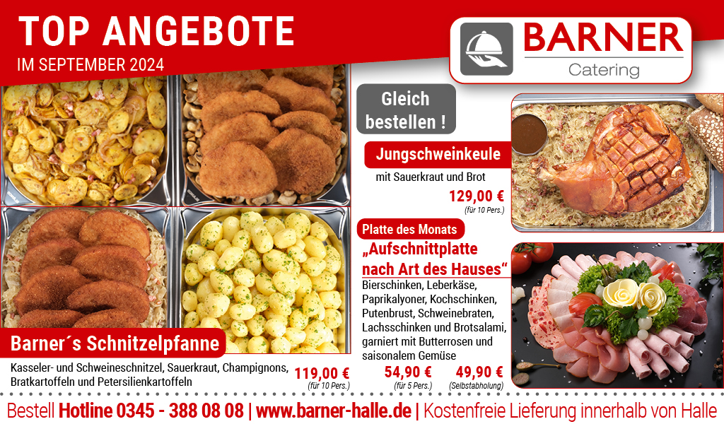 Barners Catering Angebote im September 2024