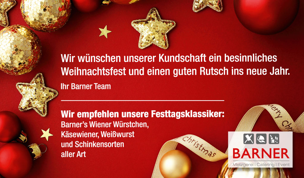 Barners Weihnachtsgruss 2024