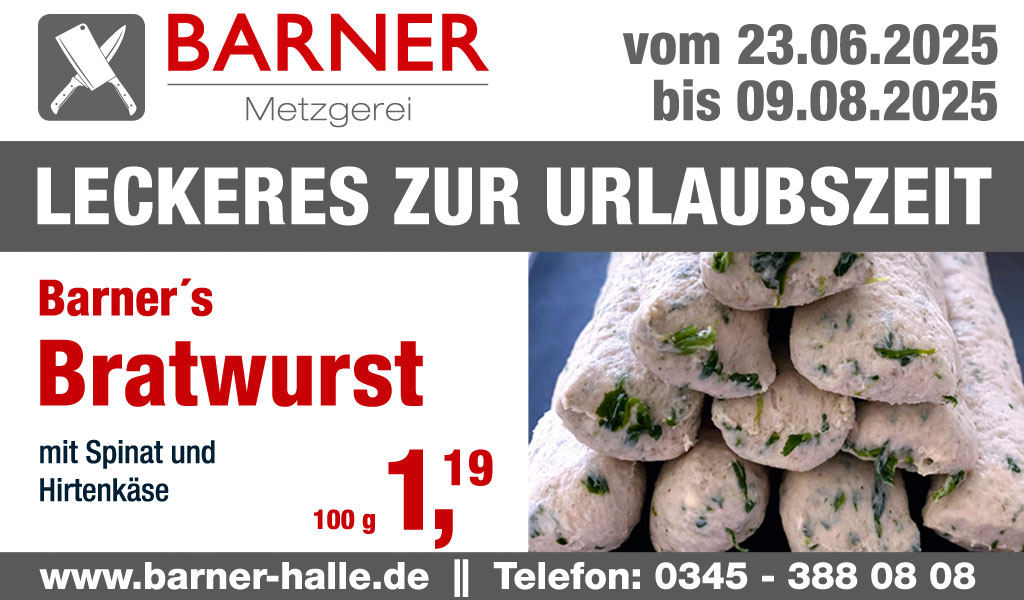 Barners Bratwurst mit Spinat und Hirtenkäse