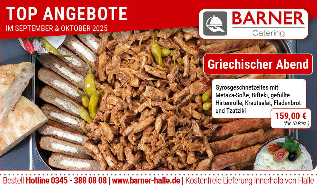 Barners Catering Angebote im September und Oktober 2025 - 2