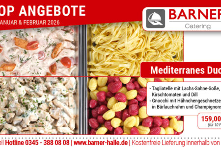 Catering – Angebote im Januar und Februar 2026