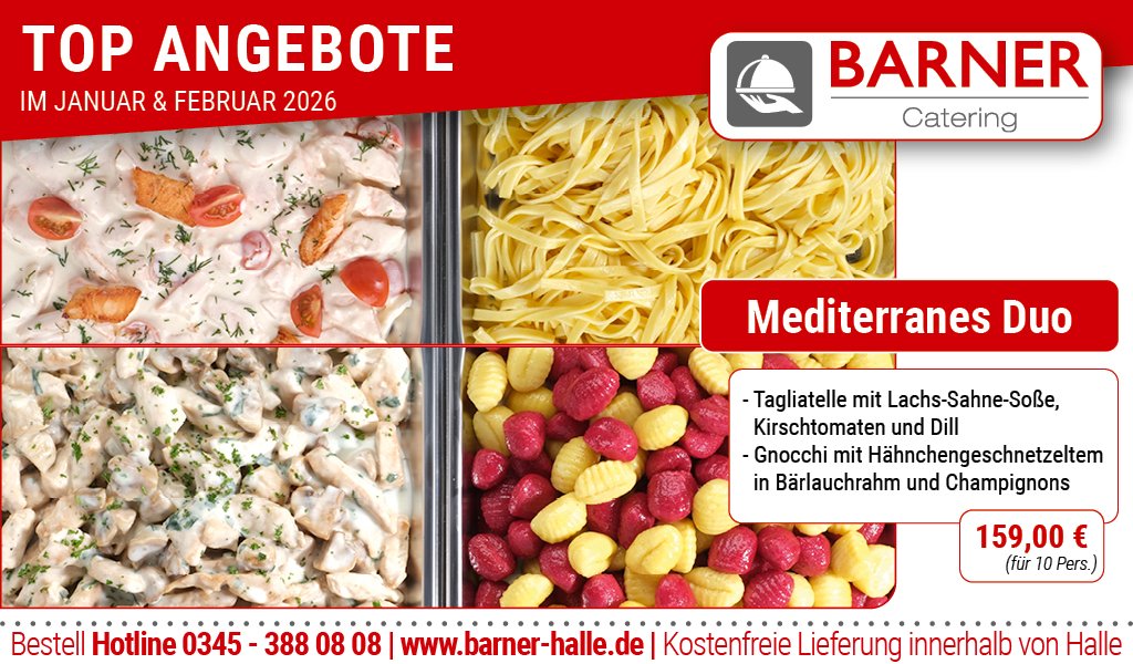 Barners Catering Angebote Januar/Februar 2026
