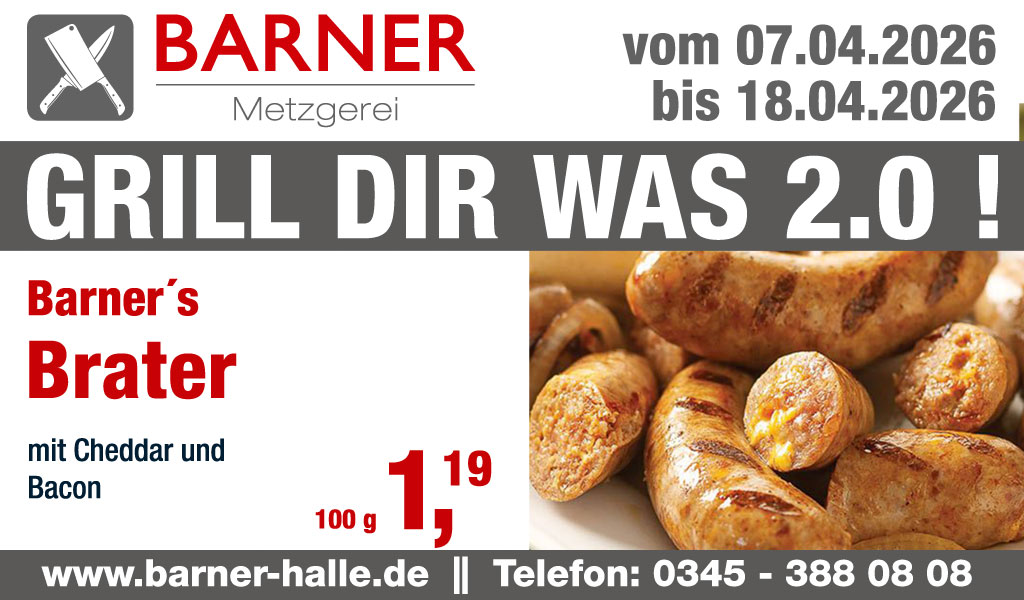 Barners Brater mit Cheddar und Bacon