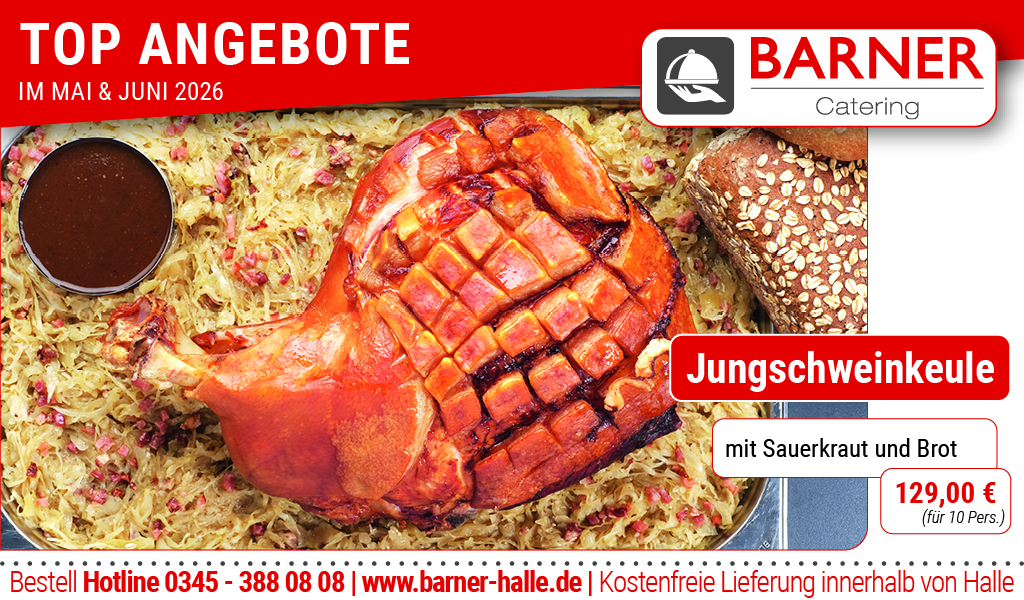 Barners Catering Angebote im Mai und Juni 2026