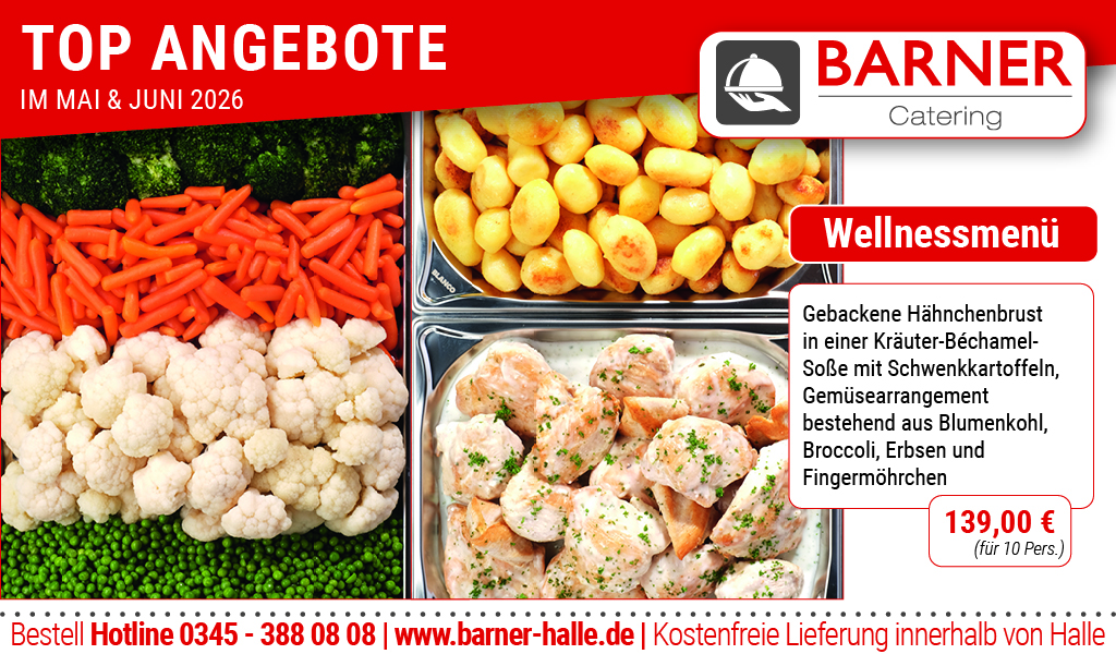 Barners Catering Angebote im Mai und Juni 2026