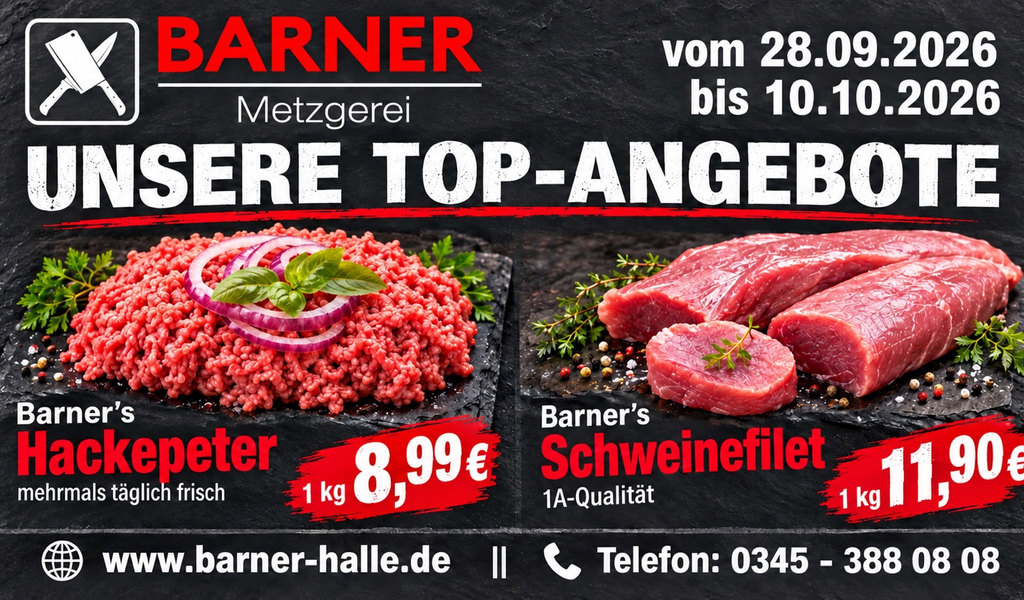 Barners TOP Angebote vom 28.09. bis 10.10.2026